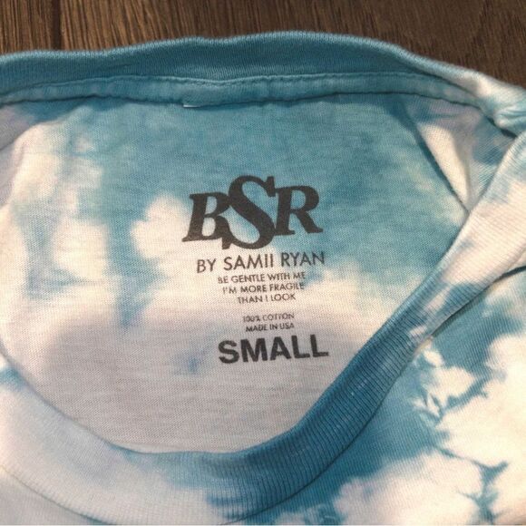 NIP By Samii Ryan Give Me The Money Lucky Cat Tie Dye T-Shirt‎ Size Small - Picture 4 of 5